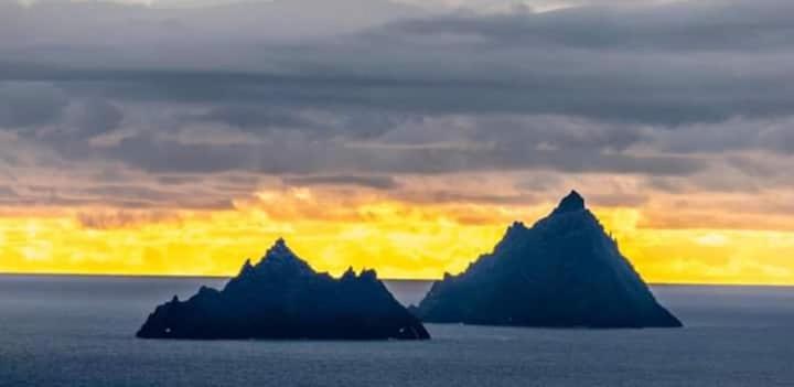 Skellig View Harbour View Sunrise Apartment Portmagee Ngoại thất bức ảnh